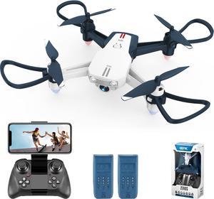 4DRC V5 Mini Drone with 720P Camera for Kids,RC Helicopter with Altitude Hold and Headless Mode,Quadcopter with Neno Lights,Propeller Full Protect and 3PCS Batteries,Kids Toys for Boys Girls