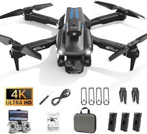 HYTOBP M Drone with Camera 4K Triple Cameras 360 Obstacle Avoidance Drone 45 Mins Flight 3 Batteries 90 Adjustable Lens 360 Flip One Button Take OffLanding Drones for Adults with Cameras