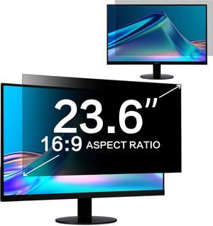 23.6 Inch Computer Privacy Screen Filter for 16:9 Widescreen Computer Monitor 20.55"x11.57" - Computer Privacy Screen 23.6 inch Anti-Peeping Anti-Blue Light Anti-Glare Protector