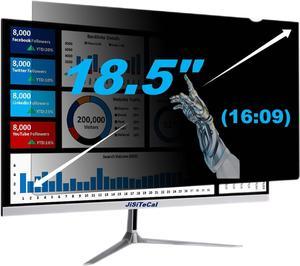 JiSiTeCai 18.5" Computer Privacy Screen Filter 16:09 Widescreen Monitor - Premium Anti-glare Screen Cover - Scratch Resistant - UV and Blue Light Screen Protector