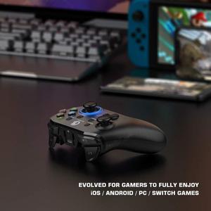 GameSir T4 Pro Wireless Bluetooth Controller for Nintendo Switch Switch Pro Controller with LED Backlight Turbo Gamepad Joystick with Dual Motor Programmable Game Controller for iPhoneAndroidPC