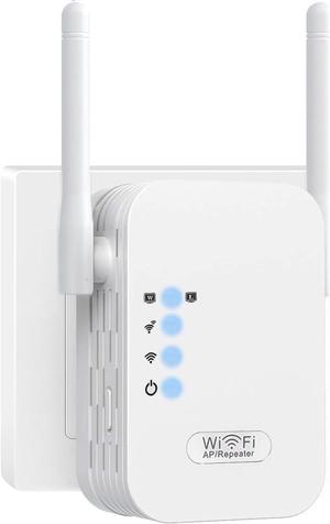 2024 Upgraded WiFi Extender WiFi Booster WiFi Range Extender for Home, Internet Extender Booster WiFi Repeater with Ethernet Port, WPS 1-Tap Setup