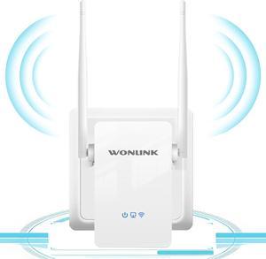 WONLINK WiFi Extender WiFi Booster/WiFi Range Extender, 2.4GHz 300Mbps Internet Extender Boost WiFi Signal Repeater for Home, WPS Easy Setup, WAN-LAN Port