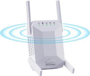 NeaLia WiFi Range Extender, 2024 Fastest WiFi Booster 1200Mbps Dual Band (5GHz/2.4GHz) Covers up to 12000sq. ft and 45 Devices, Internet Booster, Extend WiFi Range Further