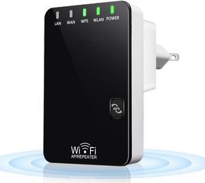 WiFi Extender, 300Mbps WiFi Booster/WiFi Range Extender, 2.4GHz Wireless WiFi Extenders Signal Booster for Home, WiFi Repeater with Ethernet Ports, Covers up to 2500 Sq.ft