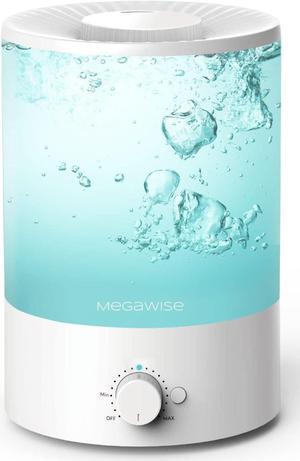 MegaWise Top Refill 7-colour Night light humidifier for Kid bedroom with 3.5L Large Capacity, No leakage with Stable Fine Mist Output