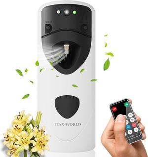 Automatic Air Freshener Spray Dispenser Programmable Fragrance Dispenser with Remote Fit for 5.25-10.5 oz Spray Refills | Wall Mount Aerosol Dispenser Spray Holder for Home Office Bathroom Hotel