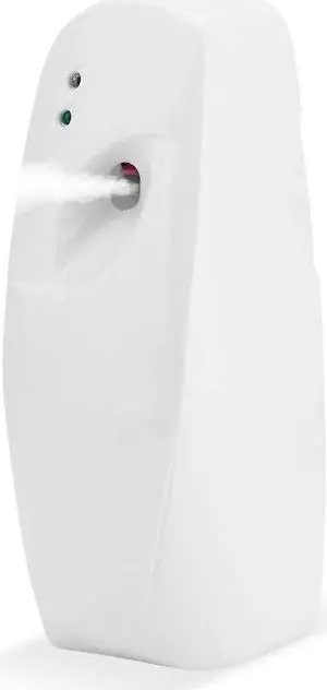 Air Freshener Spray Dispenser, Home Indoor Wall-Mounted Automatic Adjustable Fragrance Aerosol Spray Dispenser White 300mL Capacity for Home Bathroom Livingroom Hotel