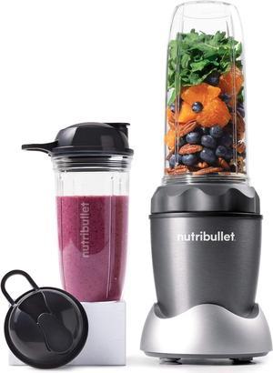 Nutri Bullet NB50100C Pro 1000 Single Serve Blender (1000W) 7-Piece Set, Dark Gray/Light Gray Skirt