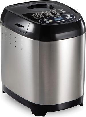 Hamilton Beach Artisan Dough & Bread Maker, 14 Settings, Stainless Steel, 29985