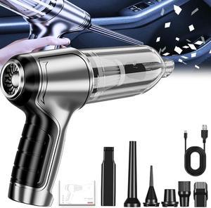 LOFGH Airify Pro Vac, Airify Car Vacuum, Hand-held Vacuum Cleaner, Airify Portable Air Blower, Quick and Easy Cleaning for Your Home and Car (Silver)