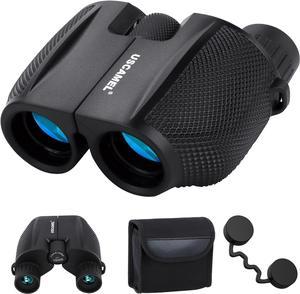 Binoculars for Adults, Compact 12X25 High Power BAK4 FMC Binocs Lightweight Mini Small Binocular for Bird Watching Sightseeing Traveling