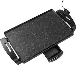 Starfrit The Rock Electric Griddle - Family Size (19" x 13") - Rock.Tec Non-Stick - Variable Temperature Control - 1500W