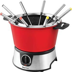 Starfrit The Rock Electric Fondue 13PC Set - 3L - Nestable Components - Quick Release Magnetic Cord - 1500W