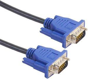 VGA to VGA Video Cable 1.5m / 5ft for Computer PC Laptop to Monitor Screen Projector with VGA Plug Port