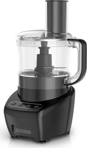 BLACK+DECKER 3-in-1 8-Cup Food Processor, Mutlifunctional and Dishwasher Safe, Black 450W, FP4200BC