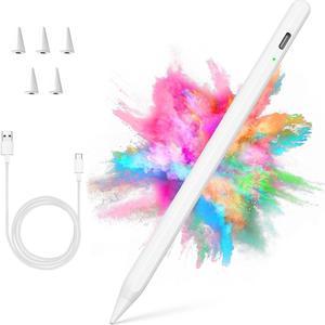 Stylus Pen for iPad 2018-2022, Active Pencil for Apple iPad 10th/9th/8th/7th/6th Generation, iPad Pro 11/12.9 inch, iPad Air 5th/4th/3th Gen, iPad Mini 6th/5th Gen with Palm Rejection Writing/Drawing