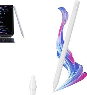 Stylus Pen for iPad 9th&10th Generation Palm Rejection with Pen Case Magnetic Stylus for Apple Pencil,Pen for Apple iPad Compatible with (2018-2024) iPad Pro 11&12.9 inch, ipad 9th Gen