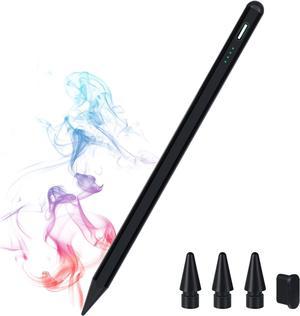 Stylus Pen for iPad 9th&10th Generation, Apple Pencil 2nd Generation, Apple Pen iPad Pencil Compatible with iPad Pro 11&12.9", iPad Air 5th/4/3rd Gen, iPad 6/7/8th Gen, iPad Mini 5/6th Gen (Black)