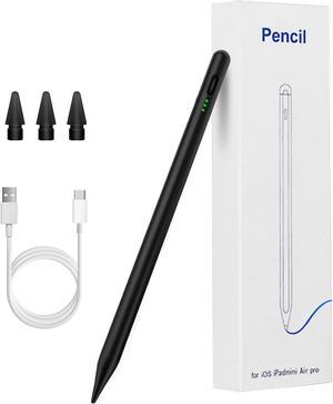 Stylus Pen for iPad 2018-2024, 15mins Fast Charge apple Pencil 2nd Generation, Magnetic Tilt Sensitivity and Palm Rejection, Work for iPad Pro 11"/12.9", iPad Mini 5/6, iPad Air 3/4/5, iPad 6/7/8/9/10