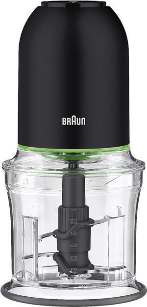 Braun CH3012BK EasyPrep Mini Food Processor, 4 cup, Black