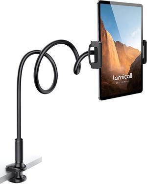 Lamicall Gooseneck Tablet Stand iPad Stand Holder  Flexible Tablet Arm Clamp Bed Desk for iPad 2021 2020 2019 97 105 Pro Air Mini 4 5 6 5th 6th 7th 8th Switch Samsung Tablet 4711 Device