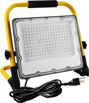 OUSIDE 150W LED Work Light, 15000LM Construction Light with 157.5 in Cable, 1000W Equivalent 6500K Adjustable Working Lights, IP66 Waterproof Job Site Light for Construction Site,Workshop,Garage