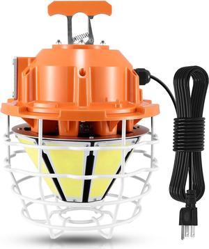 Led Temporary Work Light 250W Construction Lights 37500 Lumens Portable Hanging Jobsite Lighting 5000K Daylight White with 16FT Cord for Indoor and Outdoor Area Lighting