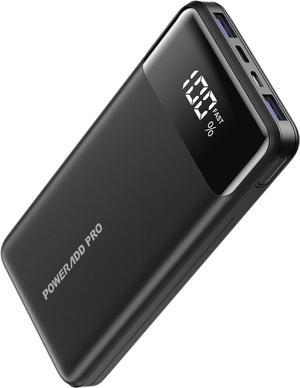 POWERDD PRO Portable Charger,20000mAh Power Bank with LED Display,PD 20W Fast Charging Battery Pack with USB C/USB A Output,Compatible with iPhone 14 13 12 Samsung S21 Xiaomi Huawei and More