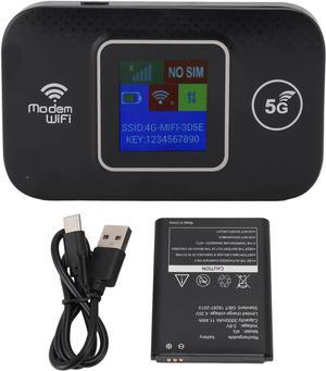 4G LTE Router, 300Mbps High Speed Portable WiFi Cordless Mobile Hotspot with SIM Card Slot, USB Powered Sharing Up to 10 WiFi Devices 4G Mobile WiFi for Europe