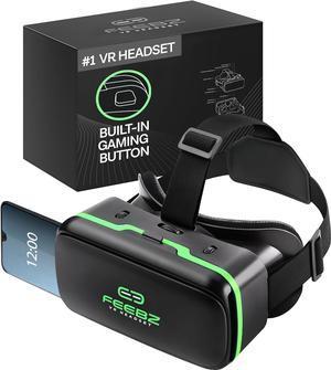 3D VR Headset for Android Phones - for Beginners | for Watching 3D VR Content - for Kids & Adults