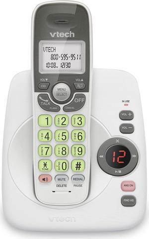 VTech DECT 6.0 Answering System with Full Duplex Speakerphone and Caller ID/Call Waiting, VG104 (White)