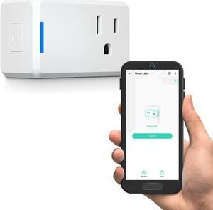 YoLink Mini Plug, 1/4 Mile World's Longest Range Smart Home Plug Mini Outlet Compatible with Alexa Google Assistant IFTTT App Remote Control Home Appliances from Anywhere- YoLink Hub Required