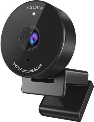 1080P Webcam - USB Webcam with Microphone & Physical Privacy Cover, Noise-Canceling Mic, Auto Light Correction, EMEET C950 Ultra Compact FHD Web Cam w/ 70° View for Meeting/Online Classes/Zoom/YouTube