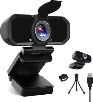 1080p Wecam with Microphone & Privacy Cover, Akyta 110 Degree Wide Angle Desktop PC Laptop Computer Web Camera, Plug and Play, HD USB Webcam for MAC Zoom Video Conference Skype YouTube Streaming