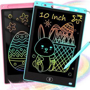 KTEBO 2 Pack LCD Writing Tablet for Kids 10 inch Toddler Drawing Board Kids Toys for Ages 24 57 68 9 812 Years Old Boys Girls Easter Basket Stuffers for Kids