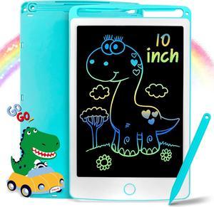 Upgraded 10 inch Drawing Tablet Doodle Boards Kids Toddler Toys Gifts LCD Writing Tablet Kids Drawing Board for Kids 3 4 5 6 7 8 Year Old Boy Travel Essentials