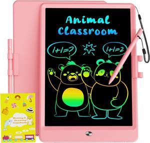 LCD Writing Tablet 10inch Doodle Board  Colorful Screen Electronic Toddler Drawing Tablet Drawing Pad Educational Learning Toddler Toys for 3 4 5 6 7 8 Year Old Kids Girls Boys