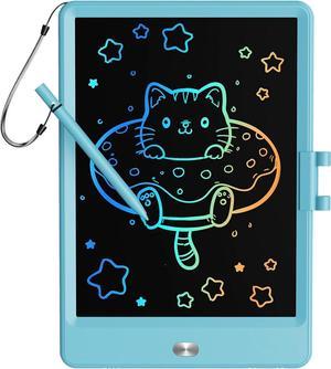 TEKFUN LCD Writing Tablet Doodle Board for Kids,8.5 Inch Colorful Drawing Board Writing Pad,Toddler Travel Birthday Gifts Toys for 3 4 5 6 7 Year Old Boys(Blue)