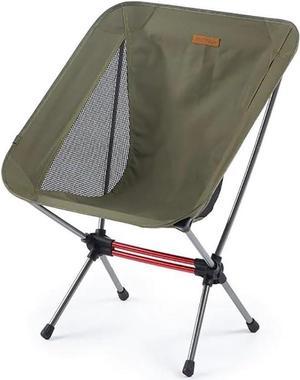 Naturehike Portable Camping Chair Compact Ultralight Folding Backpacking Chairs, Large Collapsible Foldable Packable Lightweight Backpack Chair in a Bag for Outdoor, Camp, Picnic, Hiking