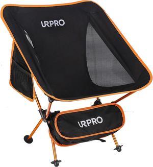 URPRO Outdoor Ultralight Portable Folding Chairs with Carry Bag Heavy Duty 145kgs Capacity Collapsible Chair Camping Folding Chairs Beach Chairs