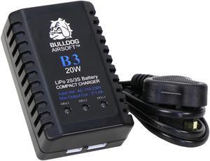 BULLDOG AIRSOFT Li-Po Battery Smart Compact Balance Charger 20W for 2S 3S Li-Po Battery