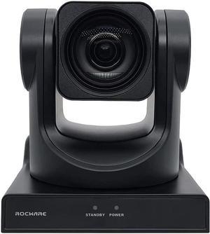 PTZ Camera with HDMI,USB C and IP Streaming Outputs,12X Optical Zoom,Live Streaming Camera for Church,Broadcast,Conference,Teaching,Esports