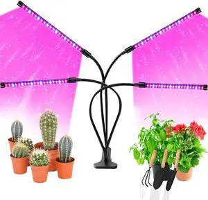 LED Grow Lights for Indoor Plants, 80W Full Spectrum Plant Lights with Auto ON/Off 3/9/12H Timer, 9 Dimmable Brightness for Indoor Succulent Plants Growth LED Grow Lights for Indoor Plants, 80W Full Spectrum Plant Lights with Auto ON/Off 3/9/12H Timer, 9 Dimmable Brightness for Indoor Succulent Plants Growth