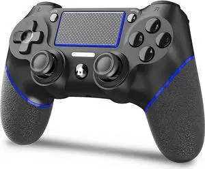 Replacement for PS4 Controller, Wireless Controller Dual Vibration Game Joystick Controller for PS4/ Slim/Pro, Compatible with PS4 Console Replacement for PS4 Controller, Wireless Controller Dual Vibration Game Joystick Controller for PS4/ Slim/Pro, Compatible with PS4 Console