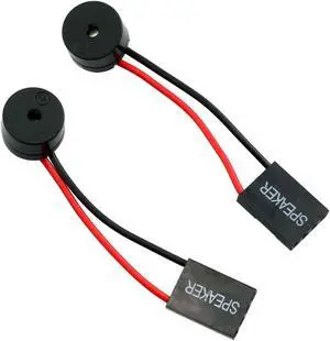 2-Pack PC Motherboard Mini Plug Speaker Desktop Computer Case DIY Internal BIOS Beep Alarm Buzzer 2-Pack PC Motherboard Mini Plug Speaker Desktop Computer Case DIY Internal BIOS Beep Alarm Buzzer
