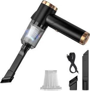 Cordless Handheld Car Vacuum Cleaner, 9000PA Powerful Suction Tiny Car Vacuum Cleaner, 3 in 1 Foldable Dust Buster with Filter Portable Vacuum Cleaner with LED for Car, Size-6.41x2.20x7.71 Inch Cordless Handheld Car Vacuum Cleaner, 9000PA Powerful Suction Tiny Car Vacuum Cleaner, 3 in 1 Foldable Dust Buster with Filter Portable Vacuum Cleaner with LED for Car, Size-6.41x2.20x7.71 Inch