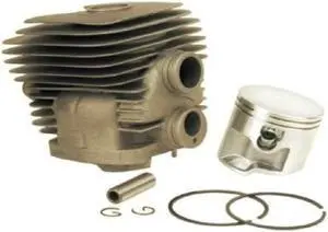 CYLINDER HEAD PISTON KIT WITH RINGS PIN & CLIPS 50mm Fits STIHL TS410 TS420 Saws 4238 020 1202