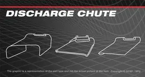 Discharge Chute For Craftsman M140 Lawn Mower CMXGMAM1125500 160cc