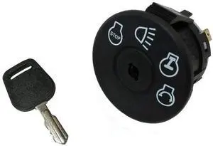 Key & Ignition For John Deere D100 D105 D110 D120 D125 D130 D140 D150 D155